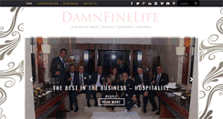 Desktop Screenshot of damnfinelife.com